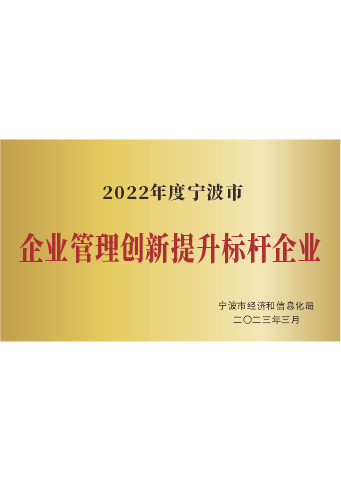 BG大游医疗_2022年度宁波市企业管理创新提升标杆企业